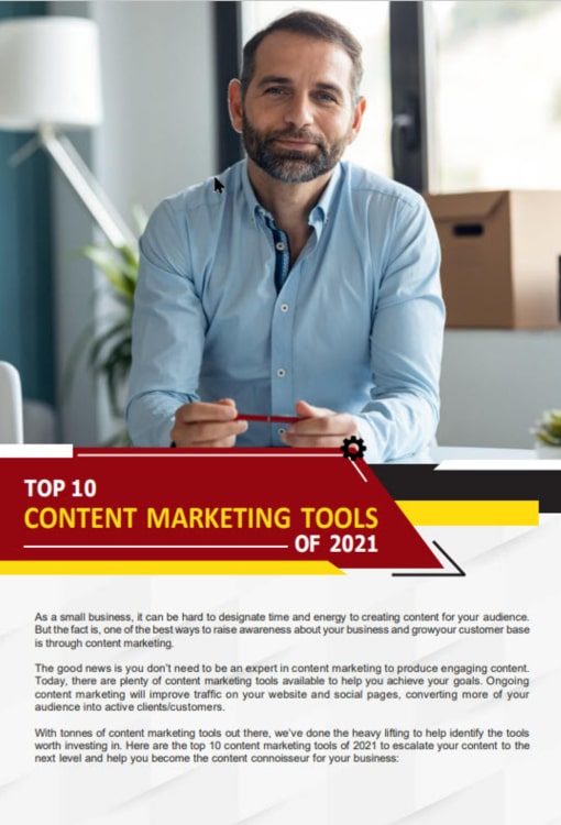 An Article About The Top Ten Content Marketing Tools