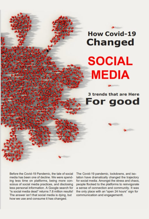 An Article About How Covid Changed Social Media