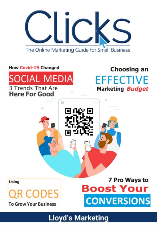 The Front Cover Of March'S Edition Of Clicks Digital Marketing Magazine Uk