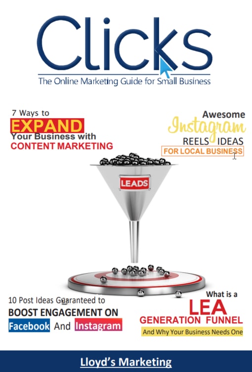 The Front Cover Of April'S Clicks Free Digital Marketing Magazine Uk