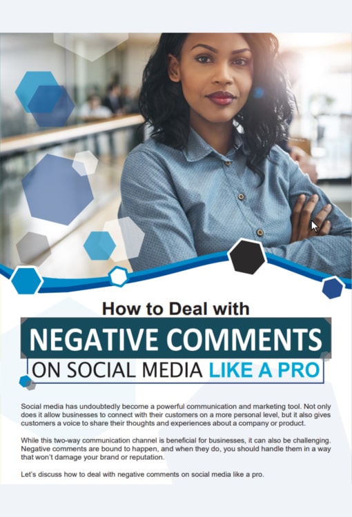 How To Deal With Negative Comments On Social Media Like A Pro