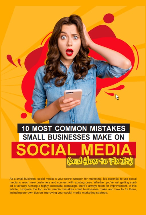 10 Most Common Mistakes Small Businesses Make On Social Media And How To Fix It