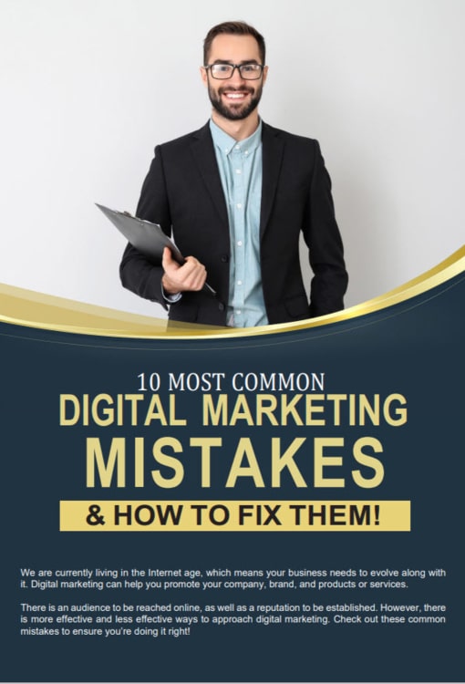 The 10 Digital Marketing Mistakes Mostbusinesses Make And How To Fix Them.
