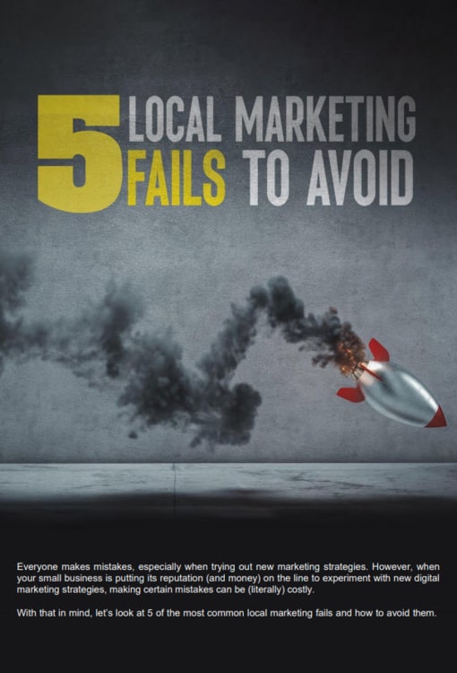Clicks October'S Digital Marketing Magazine Article About 5 Local Marketing Mistakes To Avoid 