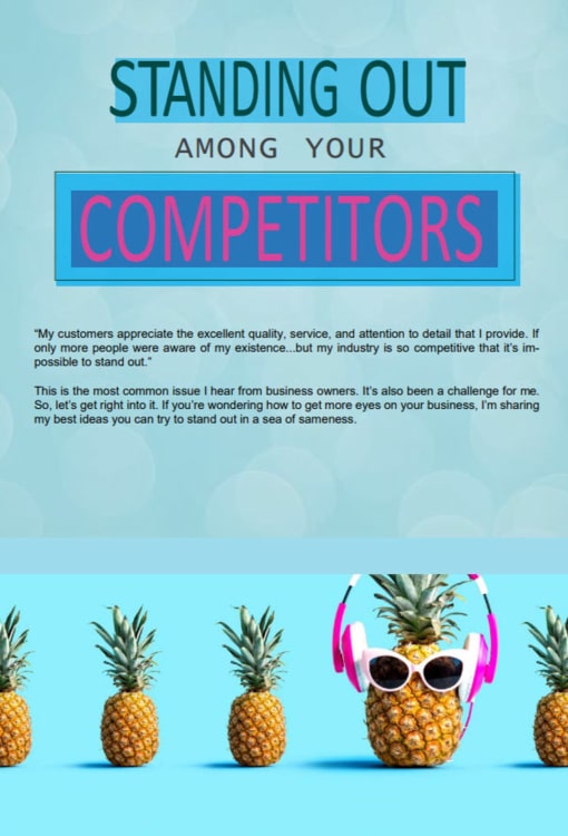 Clicks October'S Digital Marketing Magazine Article About How To Stand Out Among Your Competitors