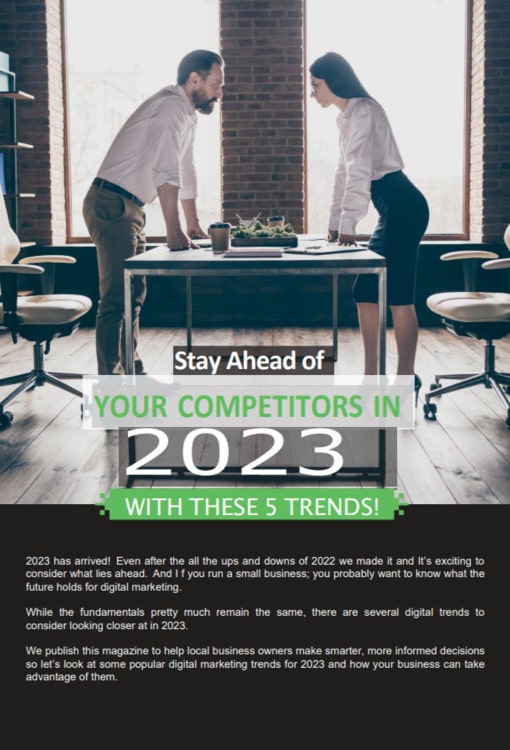 Clicks Digital Marketing Magazine Uk. January'S Fourh Article About How Businesses Can Stay Ahead Of Their Compettors In 2023 